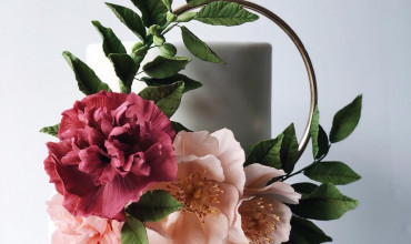 Elizabeth & Conrad wedding cake