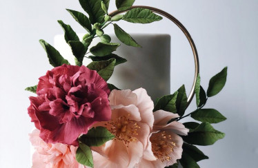 Elizabeth & Conrad wedding cake