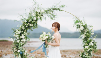 Timeless floral arch