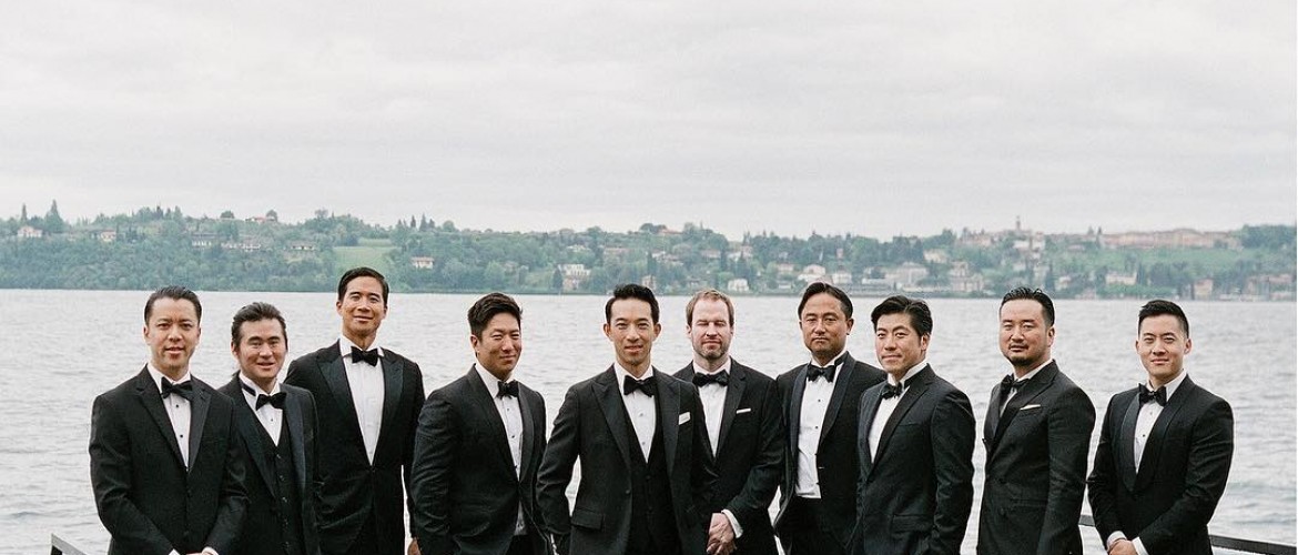 Nick and all his groomsmen.