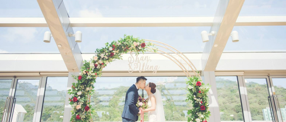 Beautiful wedding with wonderful weather!