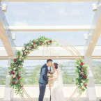 Beautiful wedding with wonderful weather!