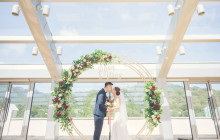 Beautiful wedding with wonderful weather!