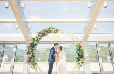 Beautiful wedding with wonderful weather!