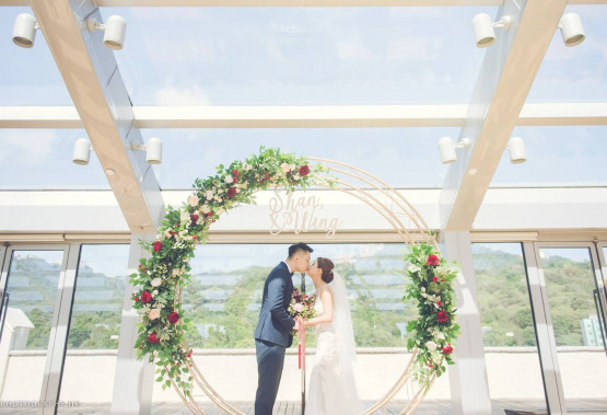 Beautiful wedding with wonderful weather!
